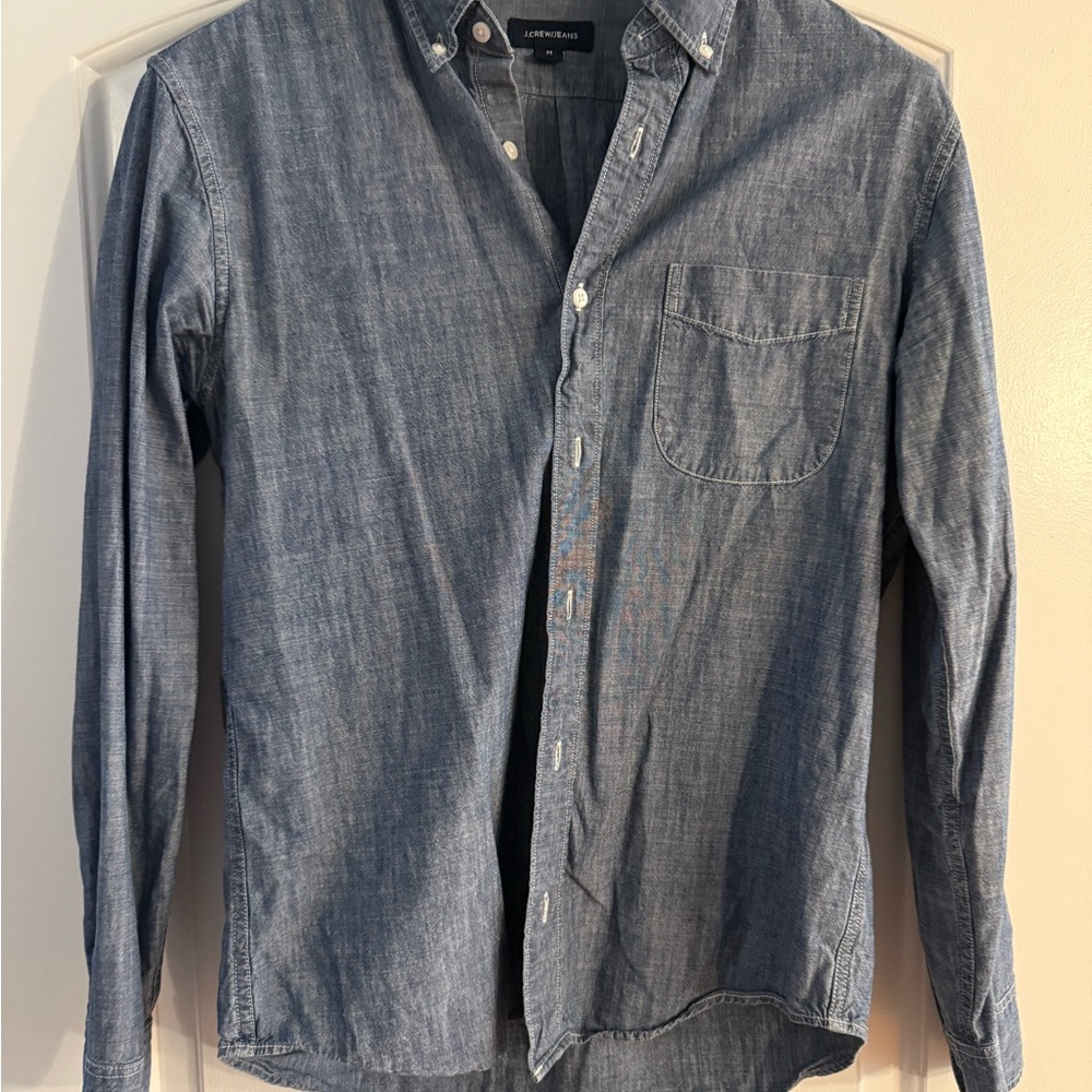 J. Crew Casual Blue Button Down Shirt